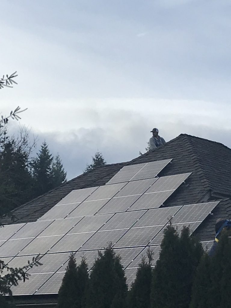 rooftop solar panel installation Ladysmith BC