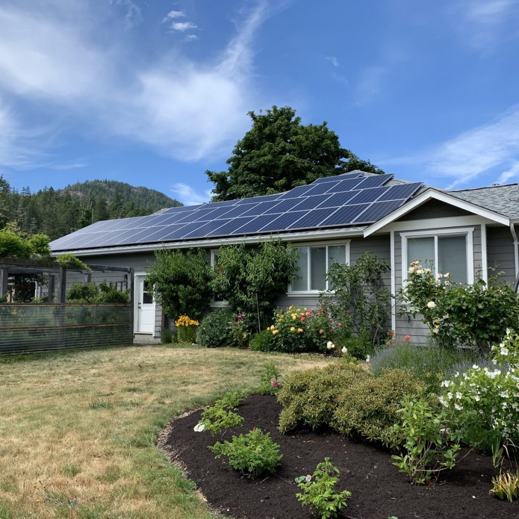 rooftop solar panel installation Sooke BC