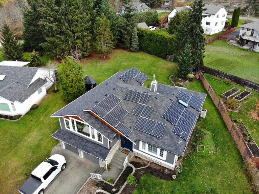 rooftop solar panel installation Duncan BC