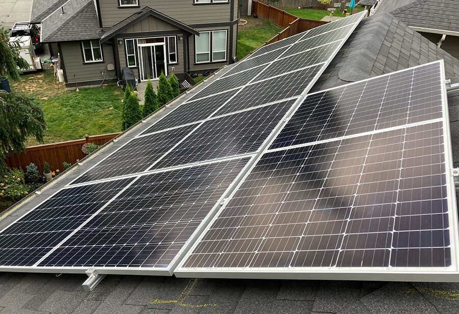6.16kW Solar Panel Installation in Brentwood Bay BC