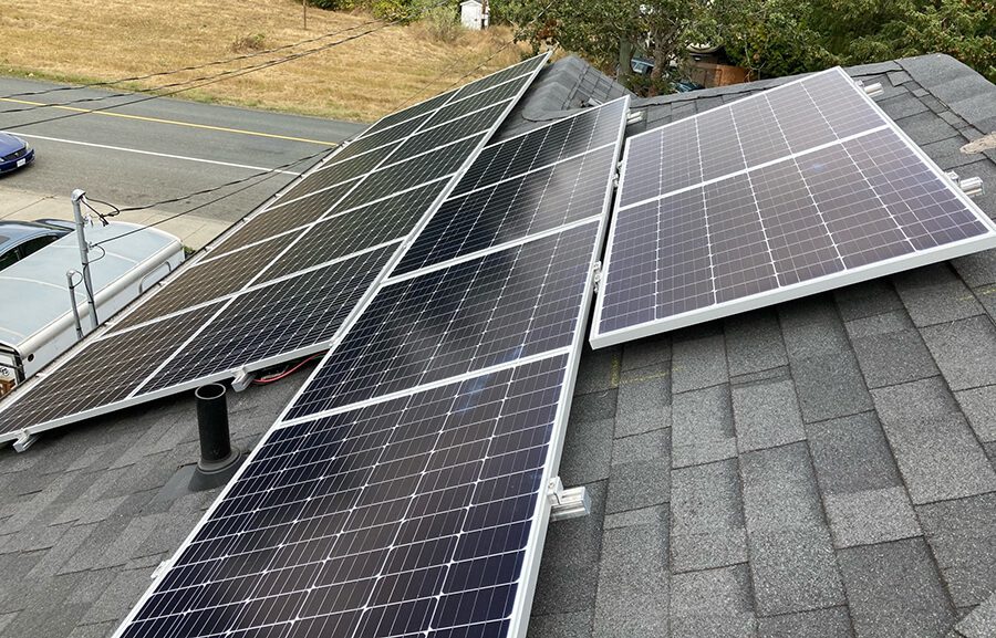 6.16kW Solar Panel Installation in Brentwood Bay BC